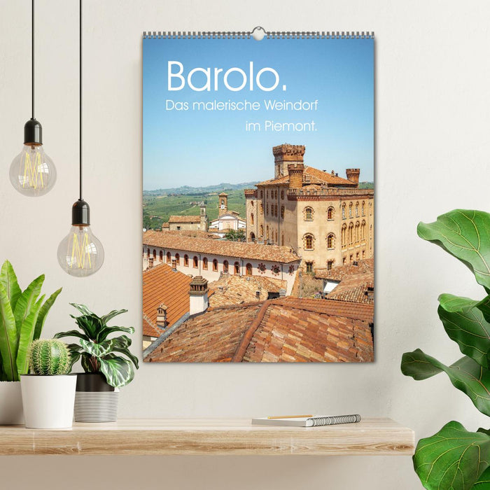 Barolo. Das malerische Weindorf im Piemont. (CALVENDO Wandkalender 2026)