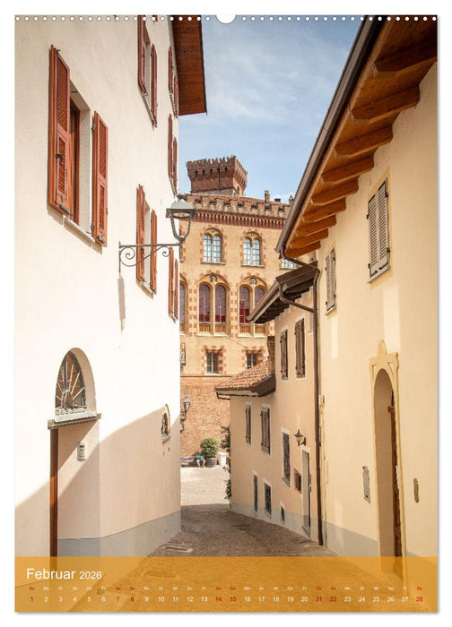 Barolo. Das malerische Weindorf im Piemont. (CALVENDO Wandkalender 2026)