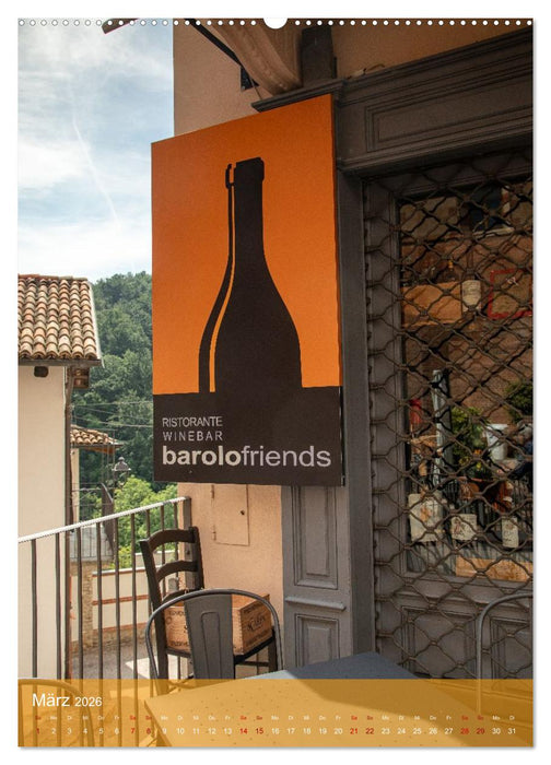 Barolo. Das malerische Weindorf im Piemont. (CALVENDO Wandkalender 2026)