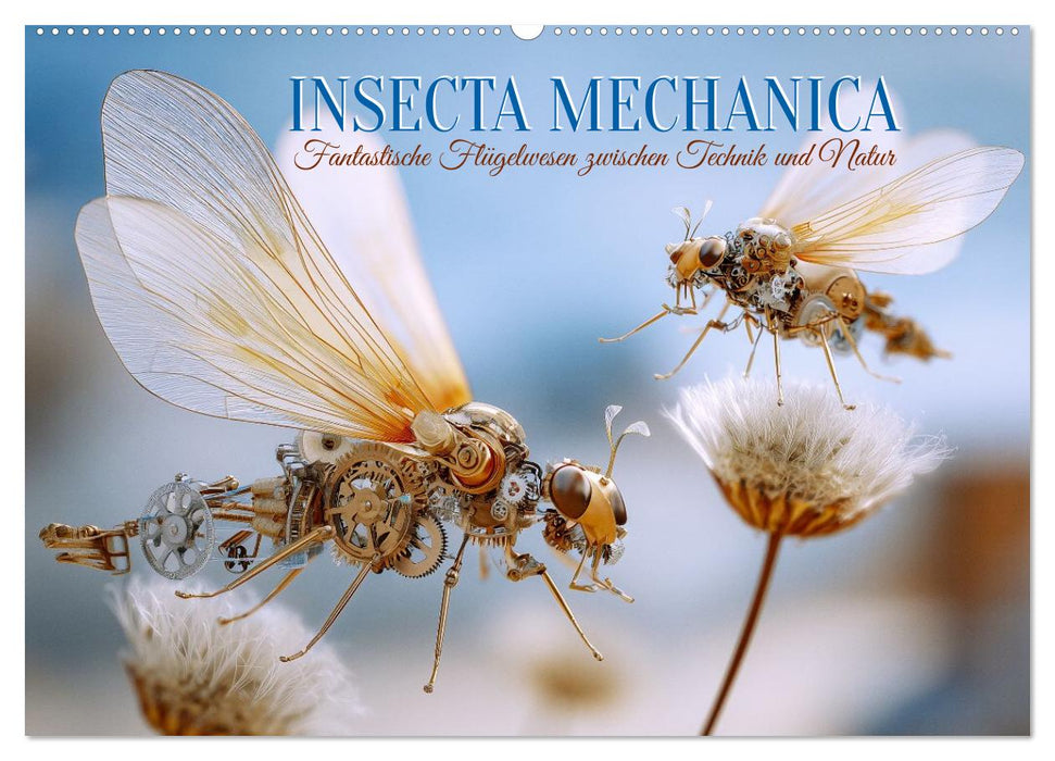 Insecta Mechanica. Fantastische Flügelwesen zwischen Technik und Natur (CALVENDO Wandkalender 2026)