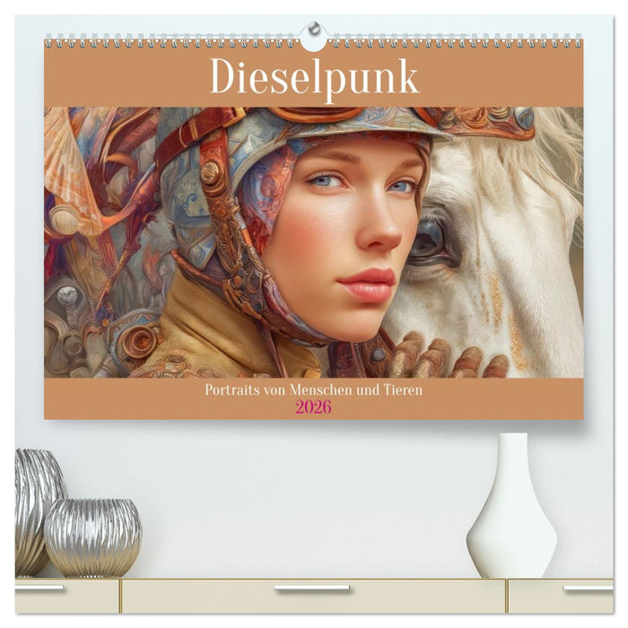 Dieselpunk - Portraits von Menschen und Tieren (CALVENDO Premium Wandkalender 2026)