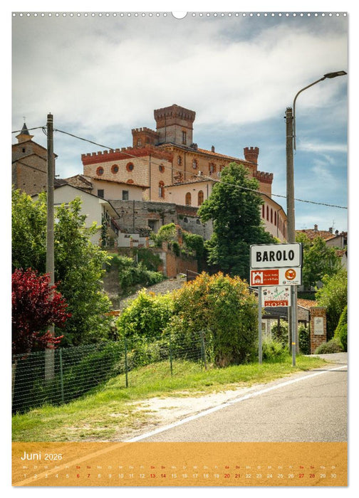 Barolo. Das malerische Weindorf im Piemont. (CALVENDO Premium Wandkalender 2026)