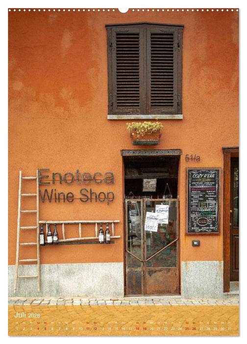 Barolo. Das malerische Weindorf im Piemont. (CALVENDO Premium Wandkalender 2026)