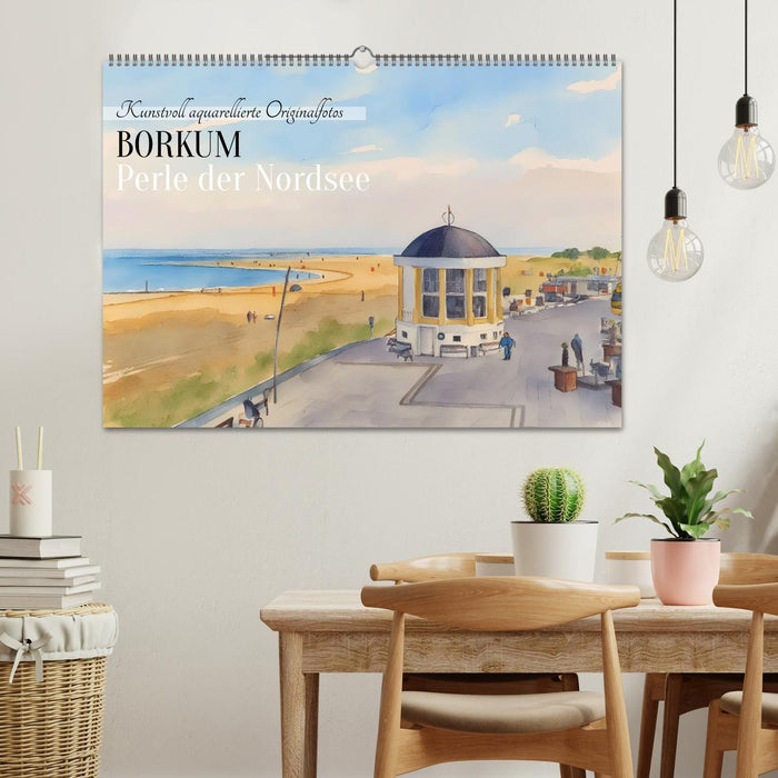 BORKUM Perle der Nordsee (CALVENDO Wandkalender 2026)