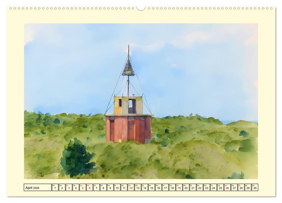 BORKUM Perle der Nordsee (CALVENDO Wandkalender 2026)