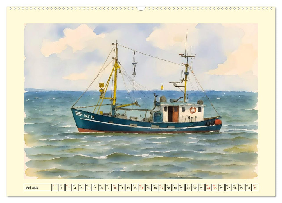 BORKUM Perle der Nordsee (CALVENDO Wandkalender 2026)
