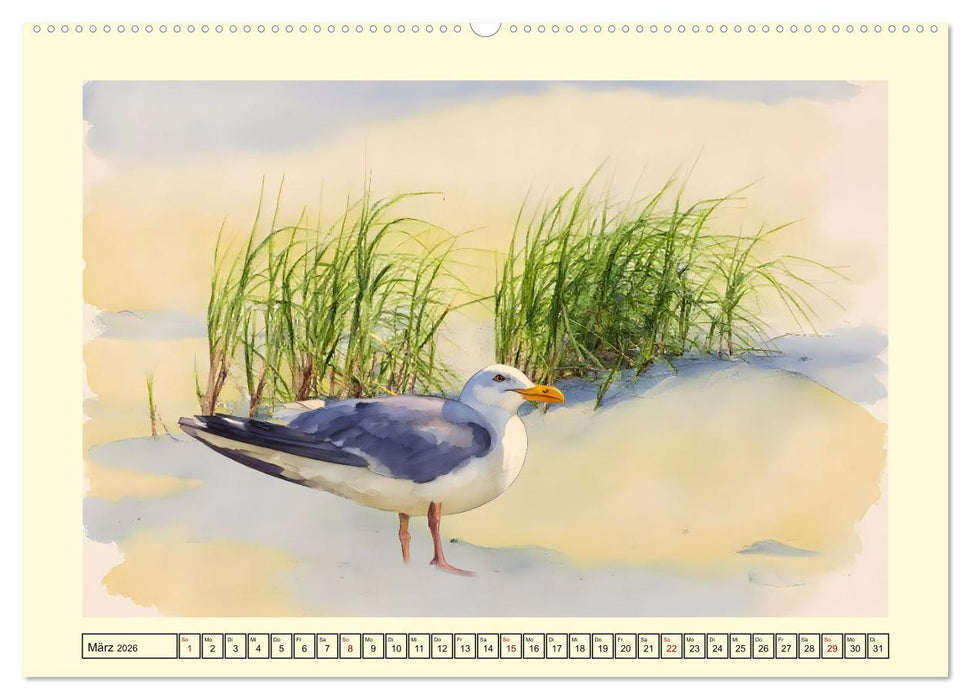 BORKUM Perle der Nordsee (CALVENDO Premium Wandkalender 2026)