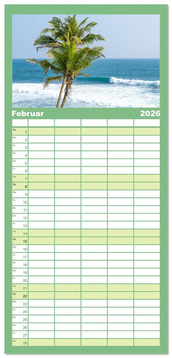 Urlaub in Sri Lanka - Reise durch Asien, Kultur und Natur (CALVENDO Familienplaner 2026)