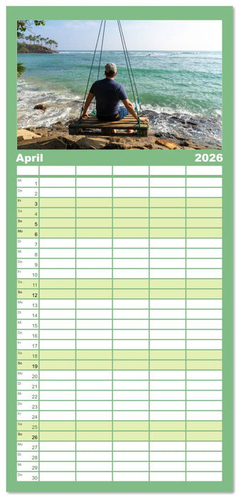 Urlaub in Sri Lanka - Reise durch Asien, Kultur und Natur (CALVENDO Familienplaner 2026)