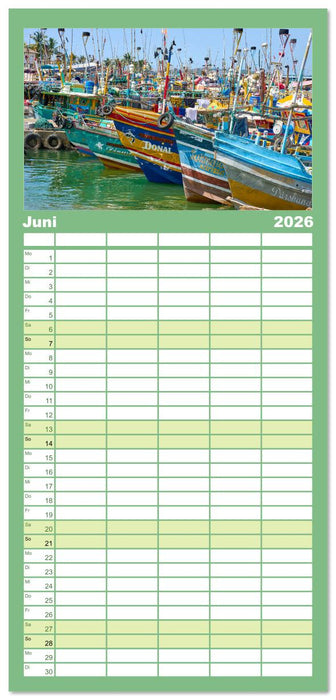 Urlaub in Sri Lanka - Reise durch Asien, Kultur und Natur (CALVENDO Familienplaner 2026)