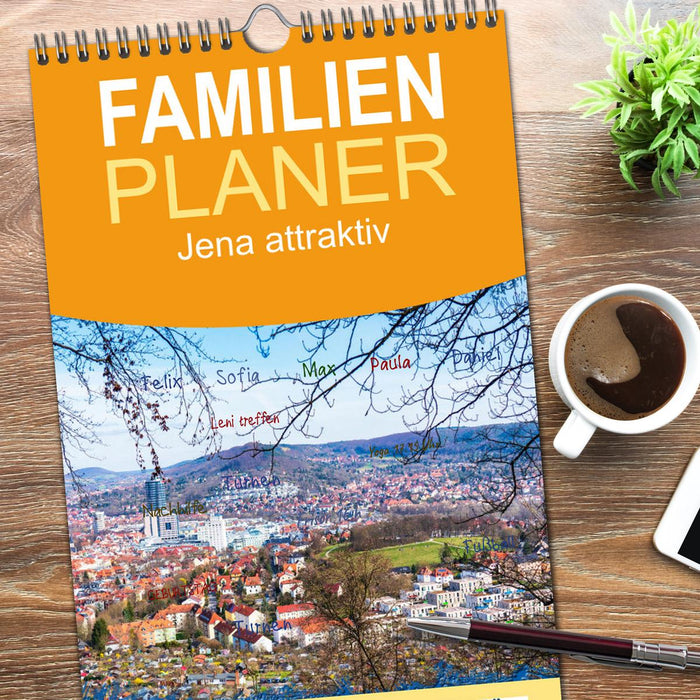 Jena attraktiv (CALVENDO Familienplaner 2026)