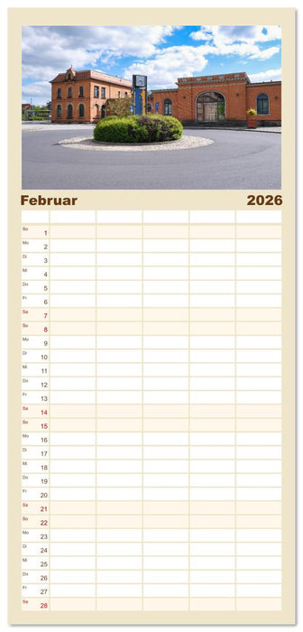 Radeberg und die Schlösser im Rödertal (CALVENDO Familienplaner 2026)