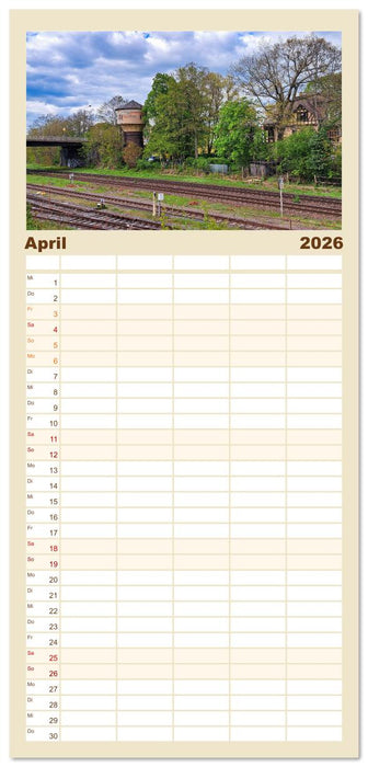 Radeberg und die Schlösser im Rödertal (CALVENDO Familienplaner 2026)