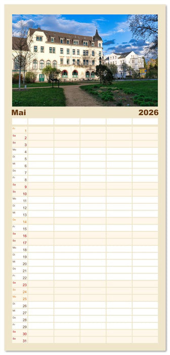 Radeberg und die Schlösser im Rödertal (CALVENDO Familienplaner 2026)