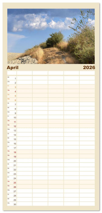 Crete Senesi - Highlights einer einzigartigen Region (CALVENDO Familienplaner 2026)