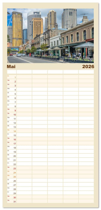 Sydney - Pulsierendes Herz Australiens (CALVENDO Familienplaner 2026)