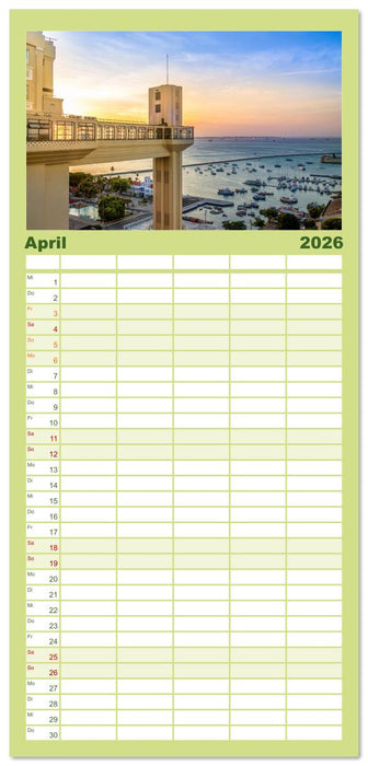 Brasilien - Das einzigartige Land in Südamerika. (CALVENDO Familienplaner 2026)