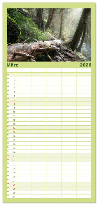 Heimat Entdecken - Eifel (CALVENDO Familienplaner 2026)