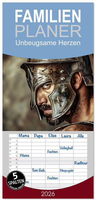 Unbeugsame Herzen (CALVENDO Familienplaner 2026)