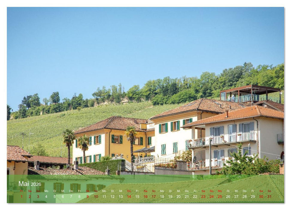 Barolo in den Hügeln des Langhe (CALVENDO Wandkalender 2026)