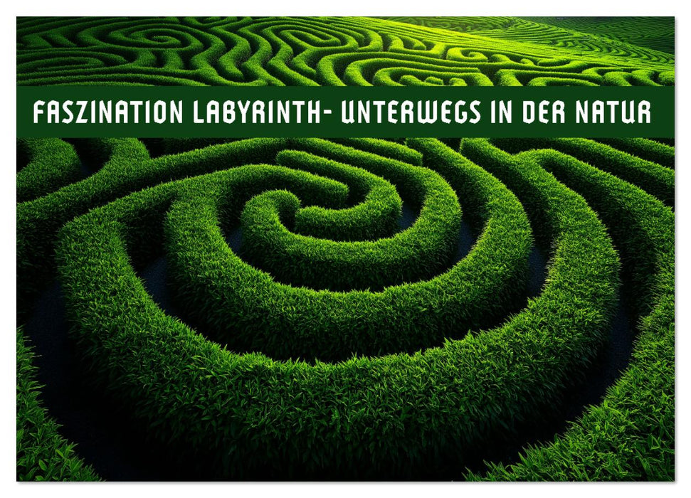 Faszination LABYRINTH - unterwegs in der Natur (CALVENDO Wandkalender 2026)