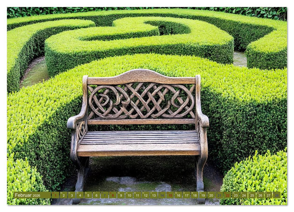 Faszination LABYRINTH - unterwegs in der Natur (CALVENDO Wandkalender 2026)
