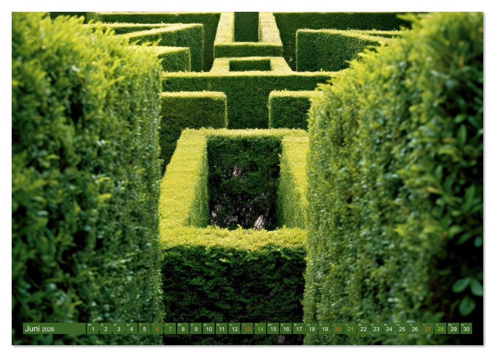 Faszination LABYRINTH - unterwegs in der Natur (CALVENDO Wandkalender 2026)