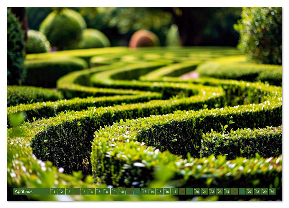 Faszination LABYRINTH - unterwegs in der Natur (CALVENDO Premium Wandkalender 2026)
