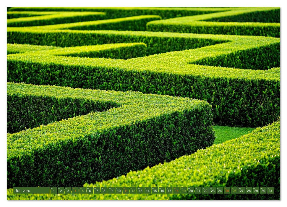 Faszination LABYRINTH - unterwegs in der Natur (CALVENDO Premium Wandkalender 2026)