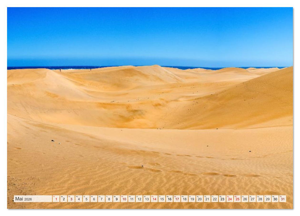 Gran Canaria – Natur trifft Geschichte (CALVENDO Premium Wandkalender 2026)
