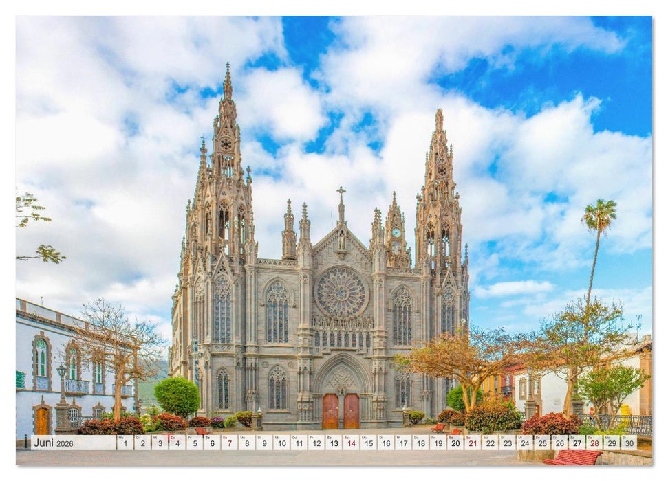 Gran Canaria – Natur trifft Geschichte (CALVENDO Premium Wandkalender 2026)