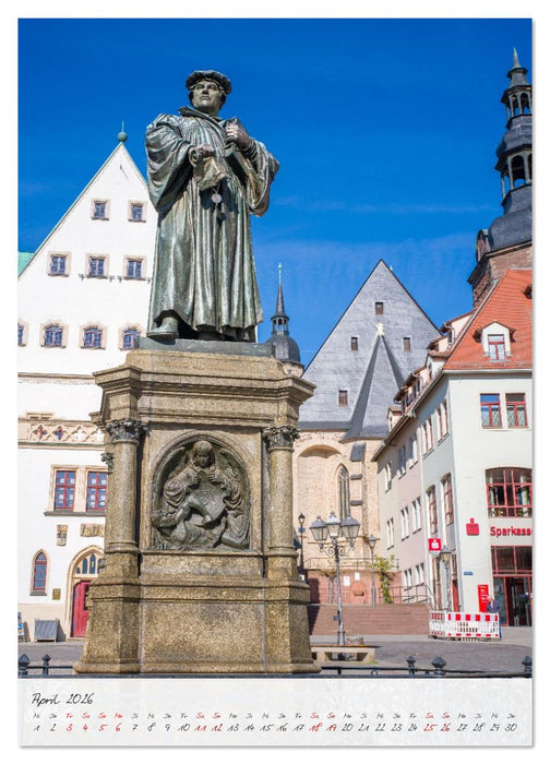 Lutherstadt Eisleben - Geburts- und Sterbeort des großen Reformators (CALVENDO Wandkalender 2026)