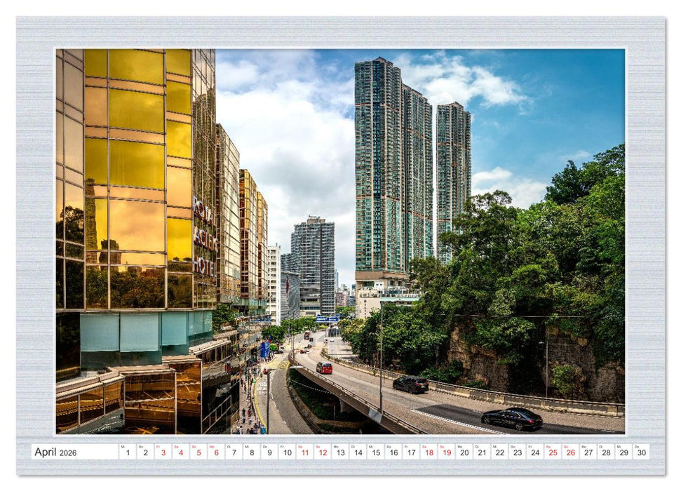 Urbaner Zauber: Das Zentrum Hongkongs (CALVENDO Wandkalender 2026)
