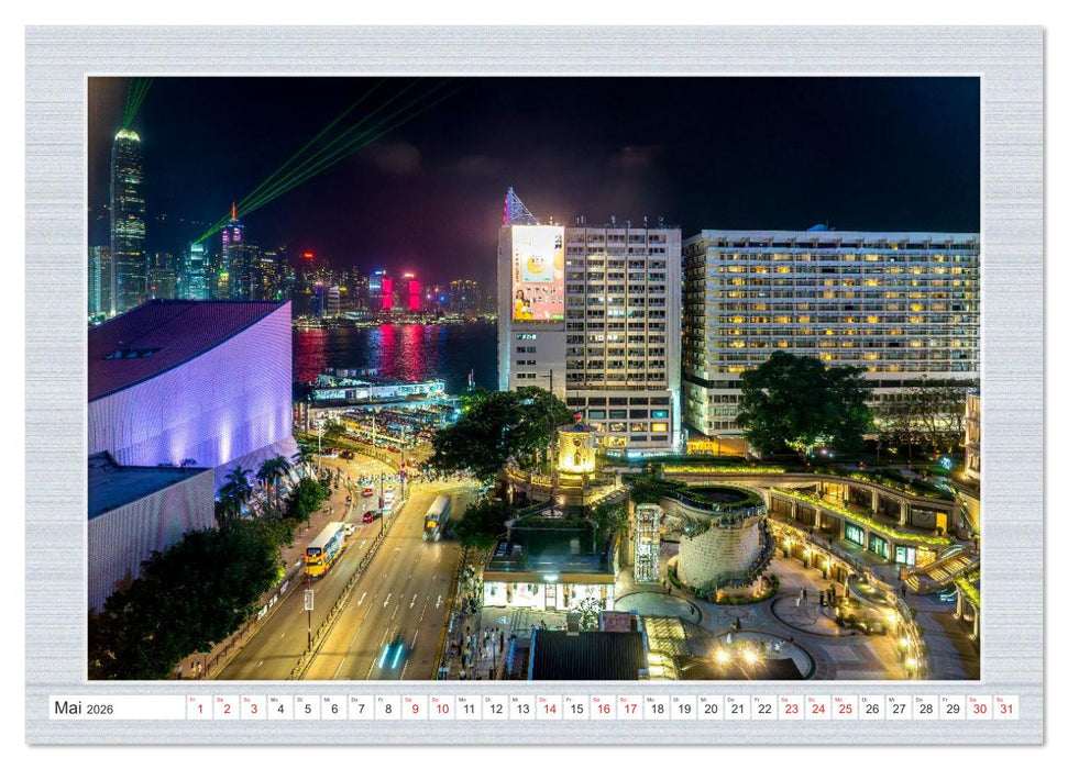 Urbaner Zauber: Das Zentrum Hongkongs (CALVENDO Wandkalender 2026)