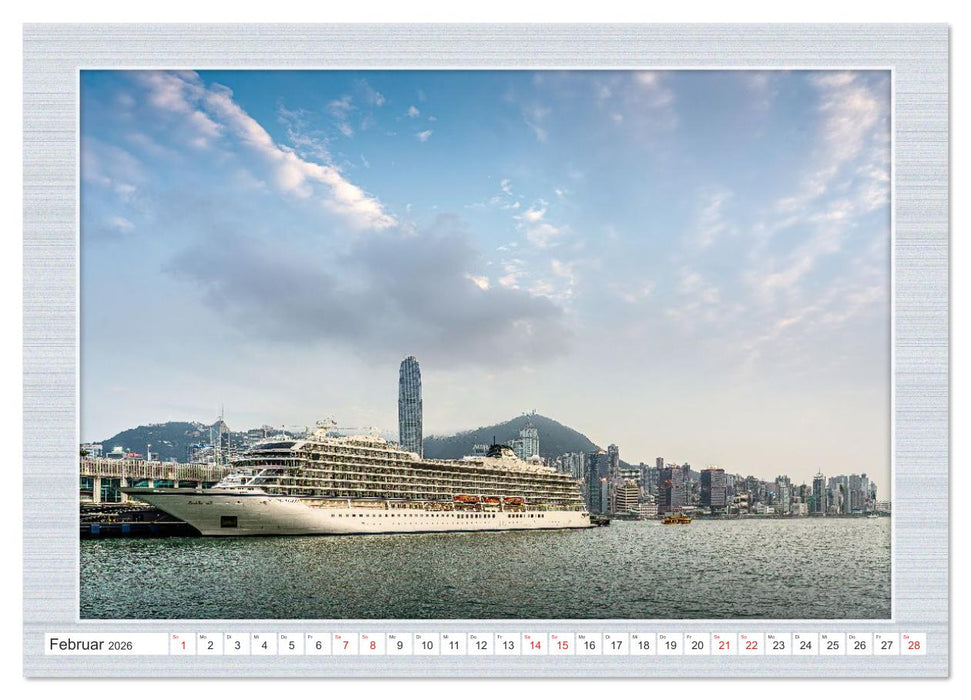 Urbaner Zauber: Das Zentrum Hongkongs (CALVENDO Premium Wandkalender 2026)