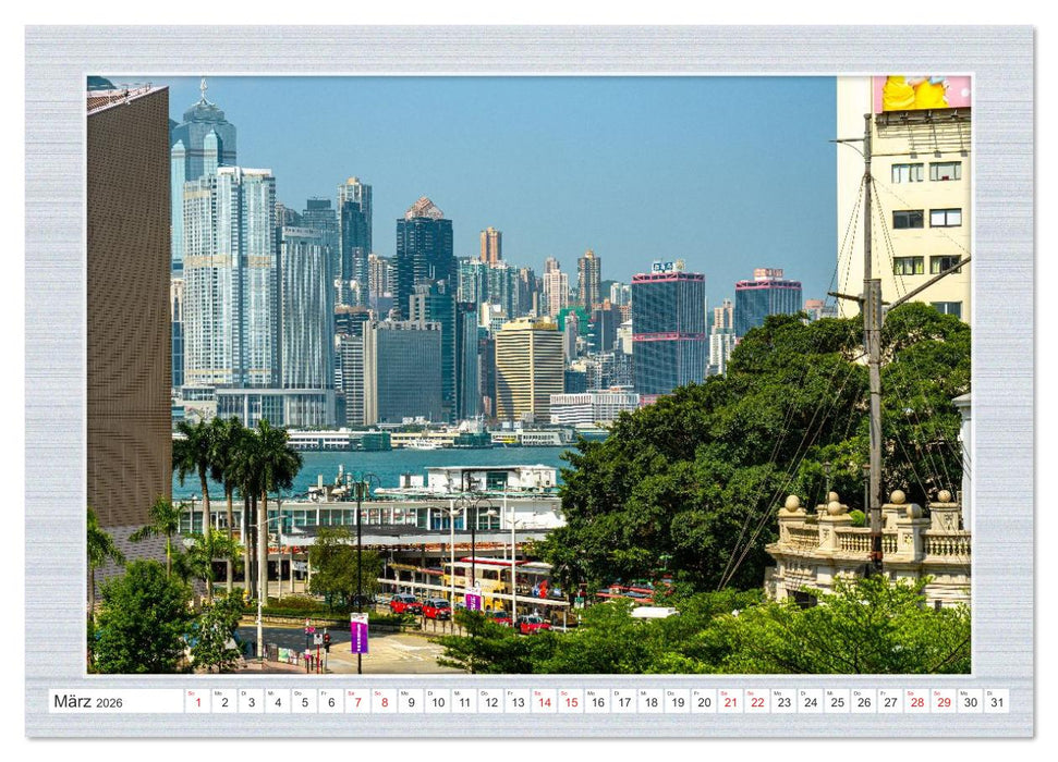 Urbaner Zauber: Das Zentrum Hongkongs (CALVENDO Premium Wandkalender 2026)