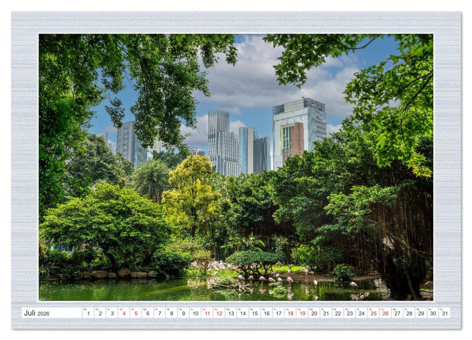 Urbaner Zauber: Das Zentrum Hongkongs (CALVENDO Premium Wandkalender 2026)