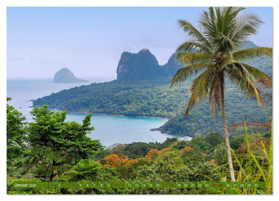 Principe. Inselträume Westafrikas (CALVENDO Premium Wandkalender 2026)