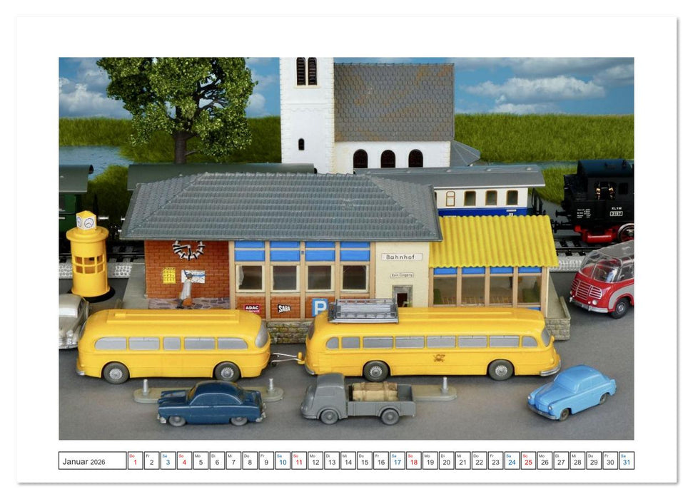 Architektur in Miniatur (CALVENDO Wandkalender 2026)