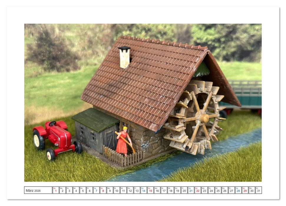 Architektur in Miniatur (CALVENDO Wandkalender 2026)