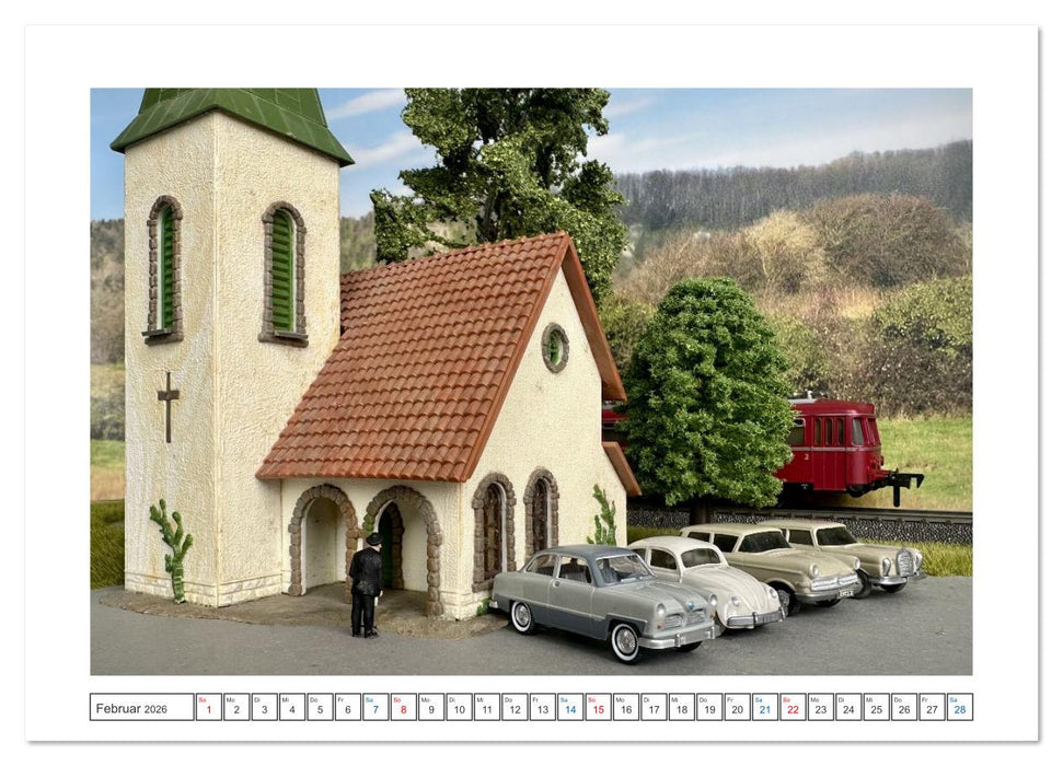 Architektur in Miniatur (CALVENDO Premium Wandkalender 2026)