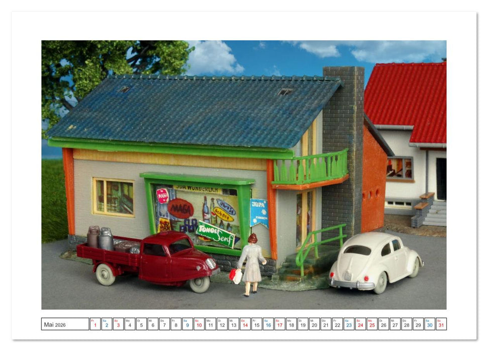 Architektur in Miniatur (CALVENDO Premium Wandkalender 2026)