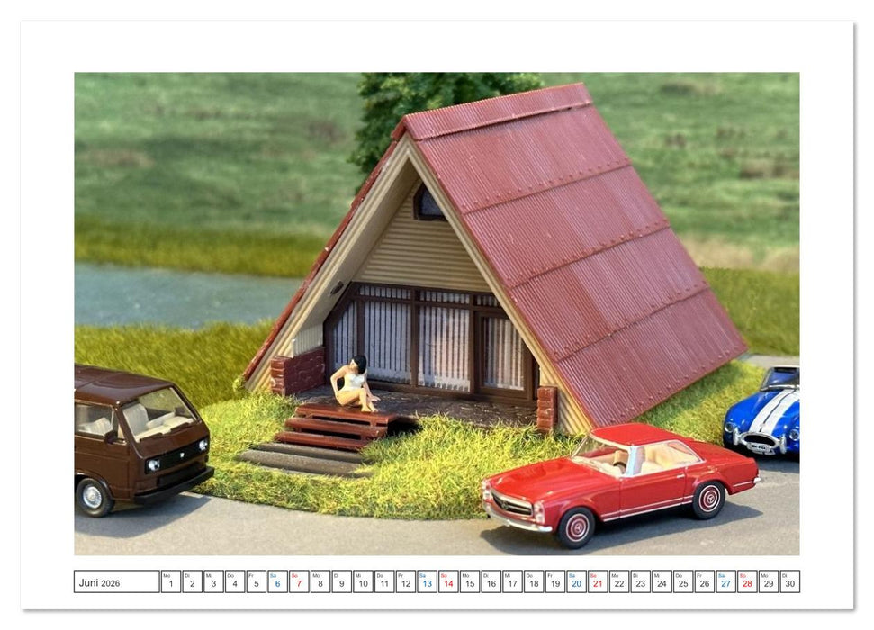 Architektur in Miniatur (CALVENDO Premium Wandkalender 2026)