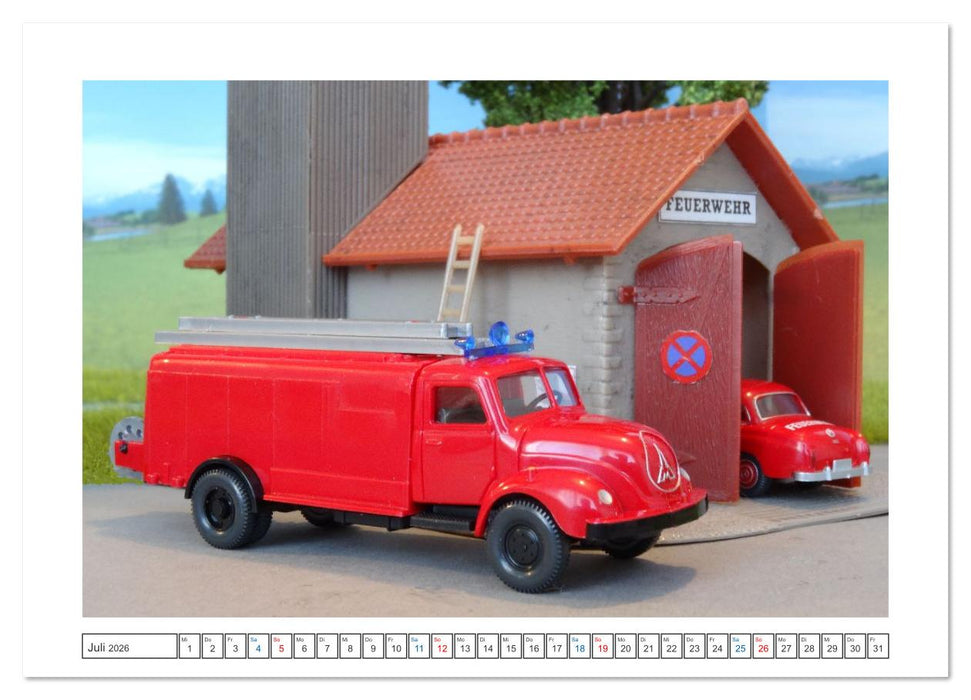 Architektur in Miniatur (CALVENDO Premium Wandkalender 2026)