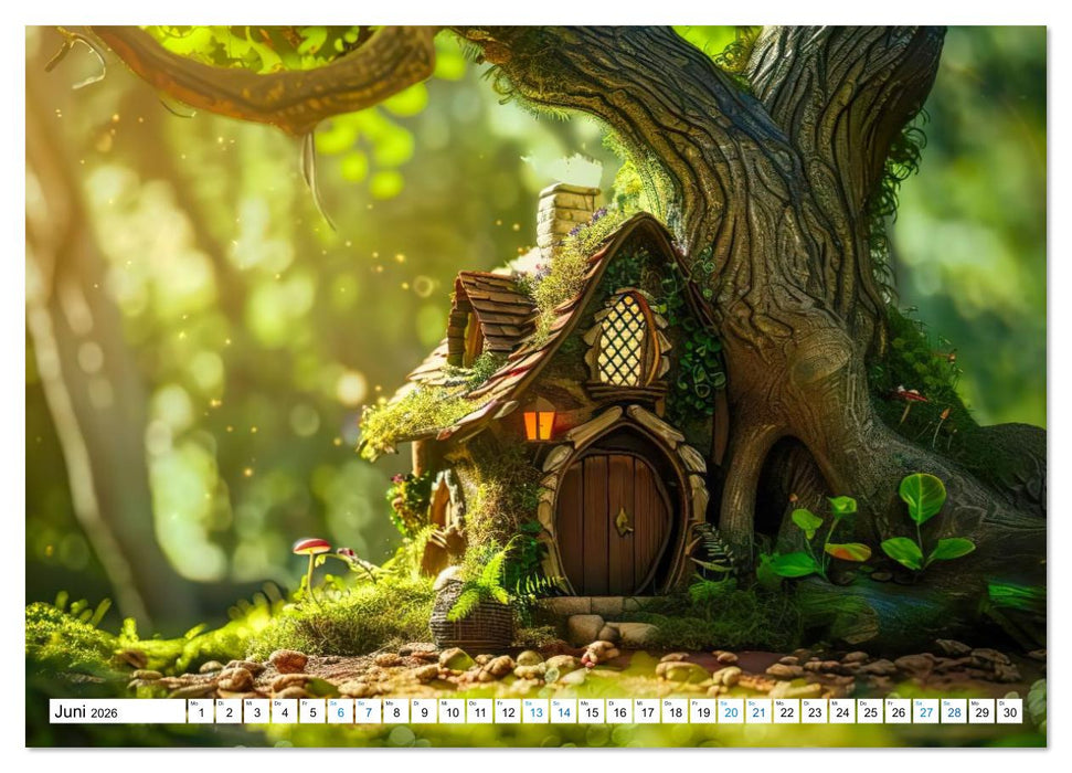 Verborgene Elfenoasen (CALVENDO Wandkalender 2026)