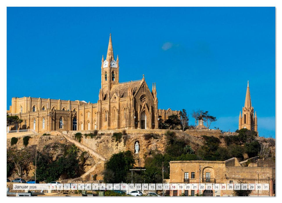 Malta – Historisches Juwel im Mittelmeer (CALVENDO Premium Wandkalender 2026)