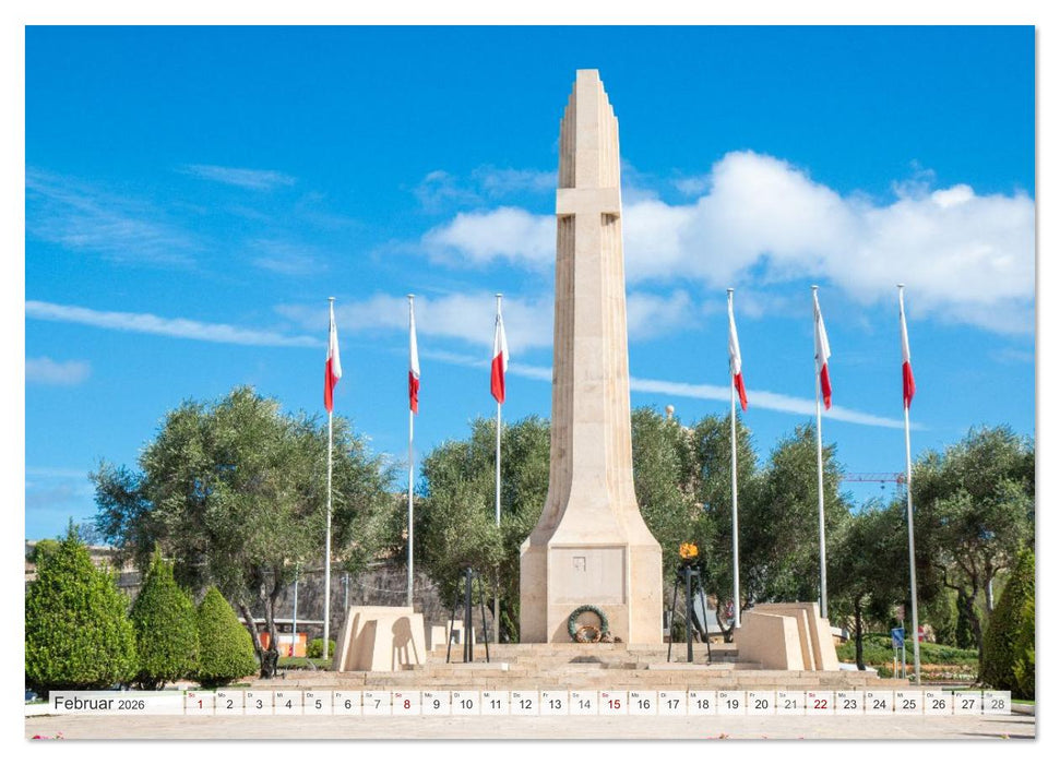 Malta – Historisches Juwel im Mittelmeer (CALVENDO Premium Wandkalender 2026)