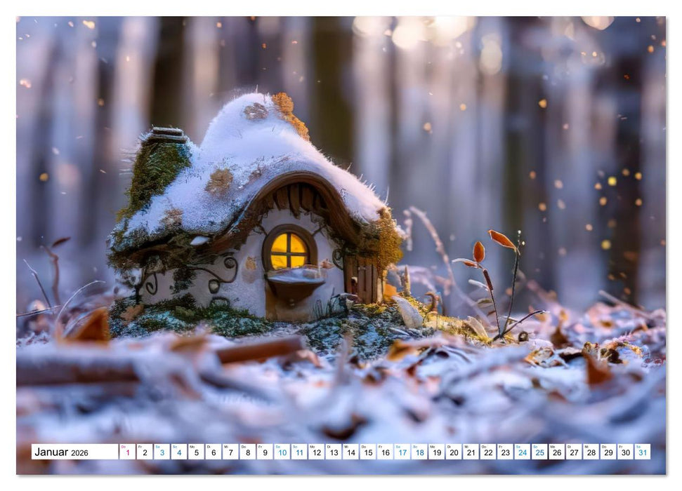 Verborgene Elfenoasen (CALVENDO Premium Wandkalender 2026)