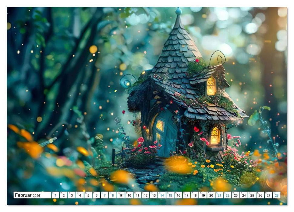 Verborgene Elfenoasen (CALVENDO Premium Wandkalender 2026)
