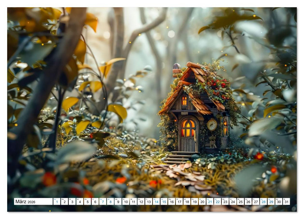 Verborgene Elfenoasen (CALVENDO Premium Wandkalender 2026)